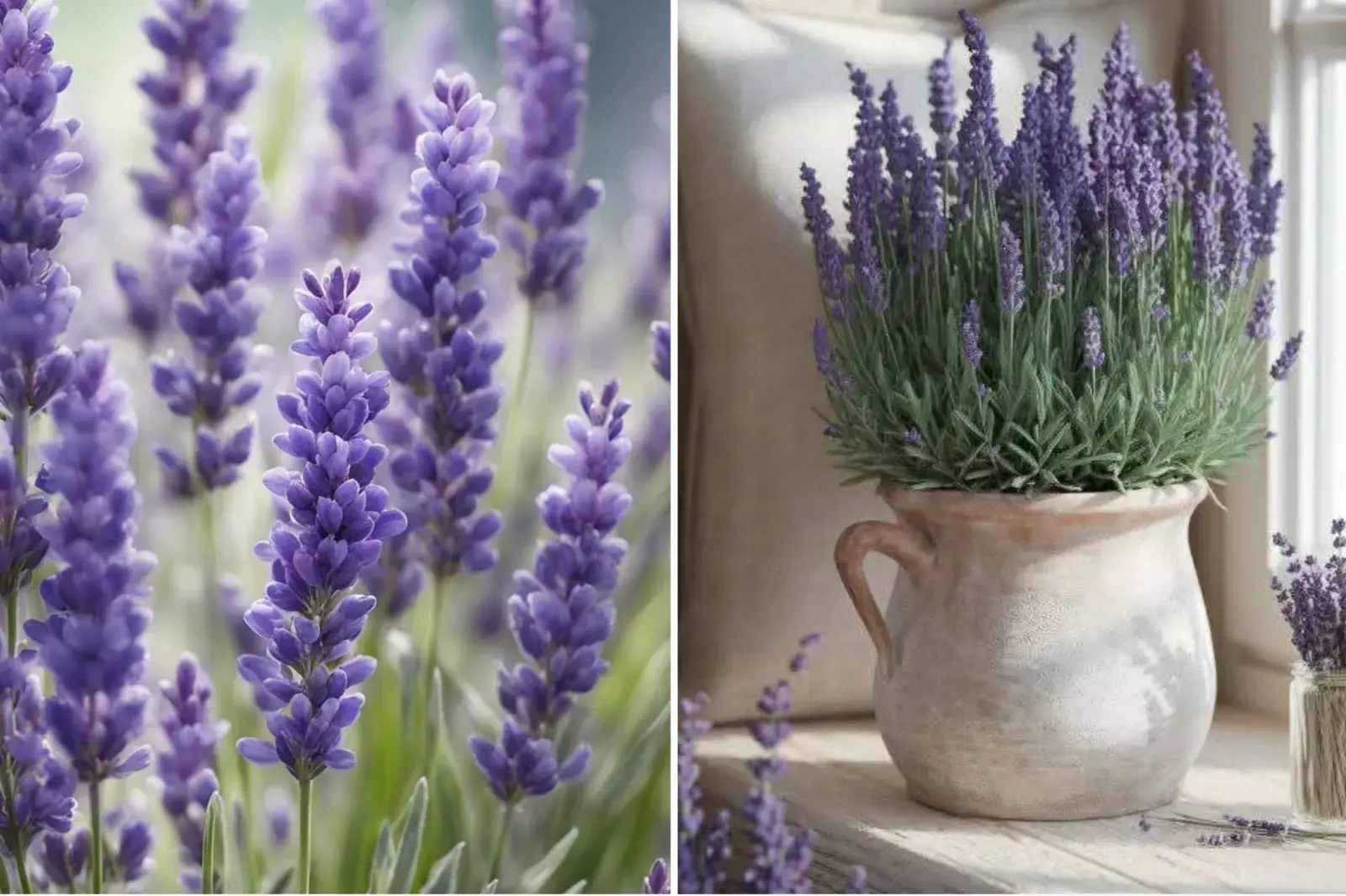 El truco para reproducir la lavanda en agua y tener cientos de plantas aromáticas