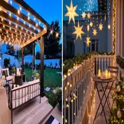 Este tipo de luces se carga con energía solar