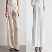 Pantalones sastreros de lino y polleras para salir con la frescura de siempre.