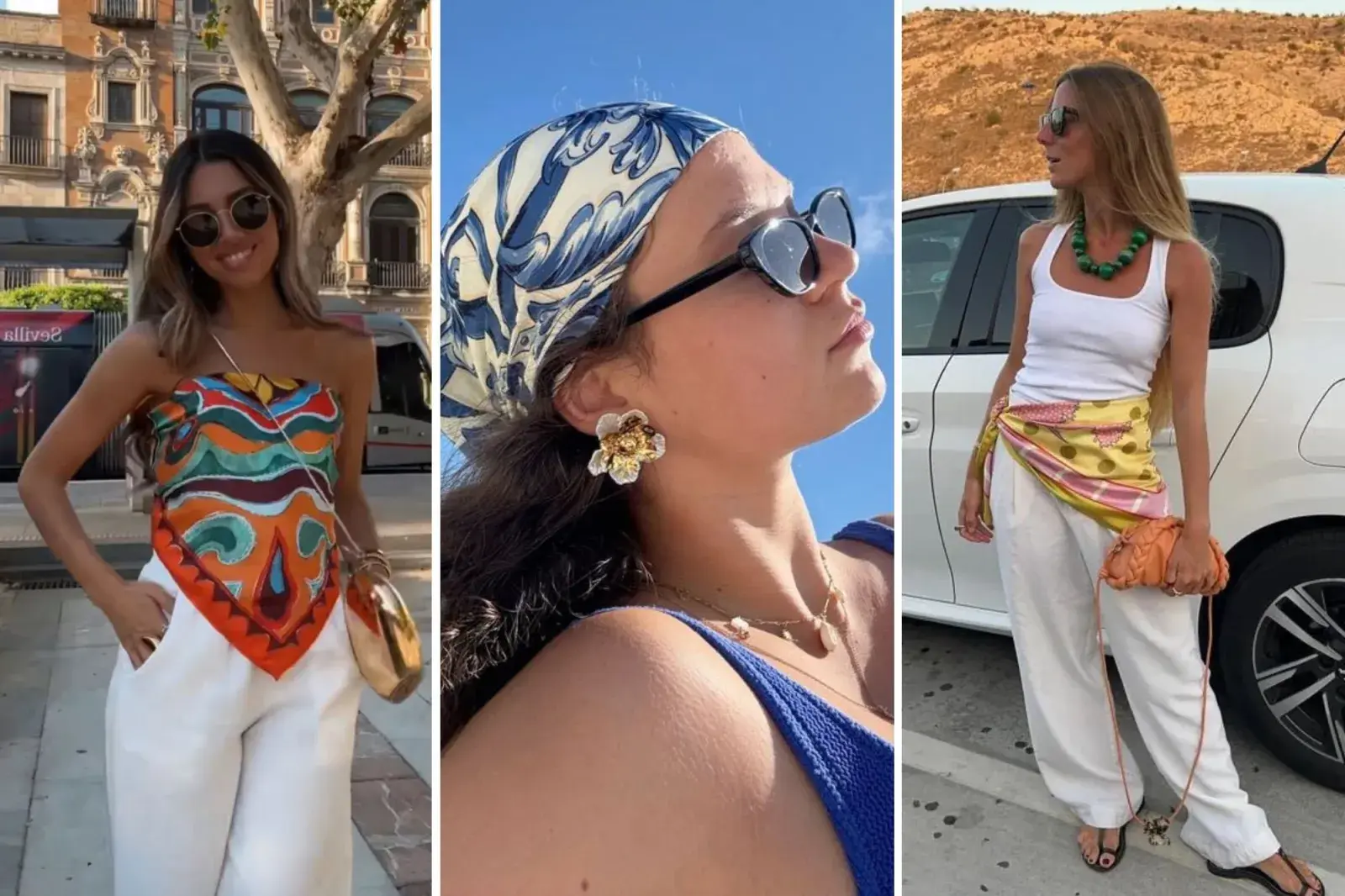 Pañuelos: el accesorio tendencia que vas a querer sumar sí o sí en el verano 2026