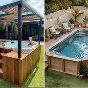 La tendencia que suma una pileta sin entrar en obra, ideal para patios chicos