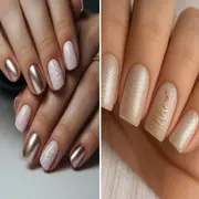 Con detalles de glitter y diseño bien festivos, ideas para estas fiestas