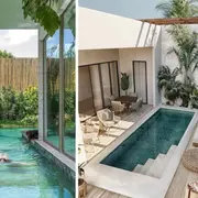 Las piletas ocultas se convirtieron en la alternativa perfecta para quienes buscan refrescarse sin resignar metros útiles.