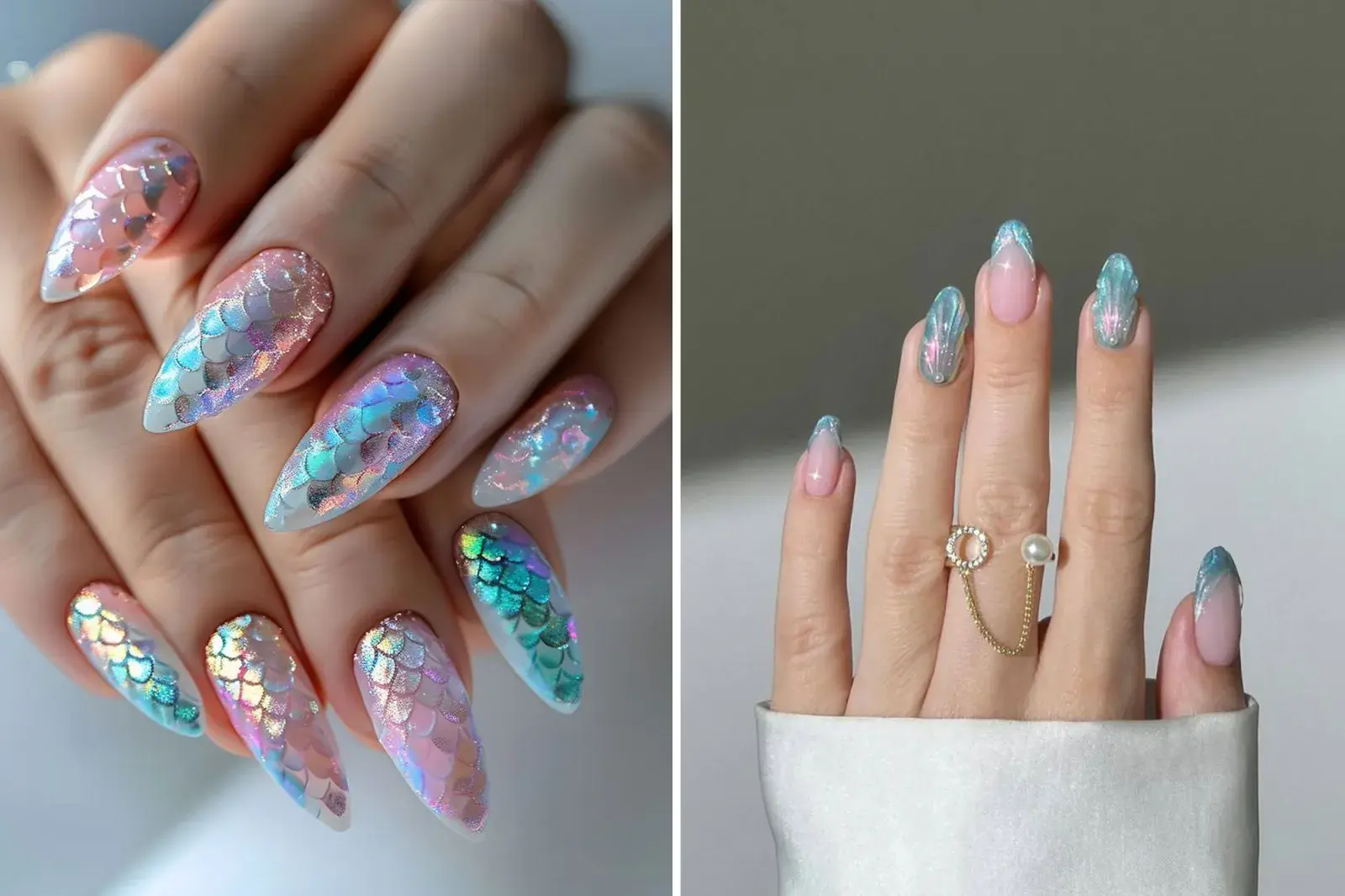 Las uñas sirena son lo último en tendencia de uñas