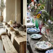 La mesa de Año Nuevo es el centro de la celebración.