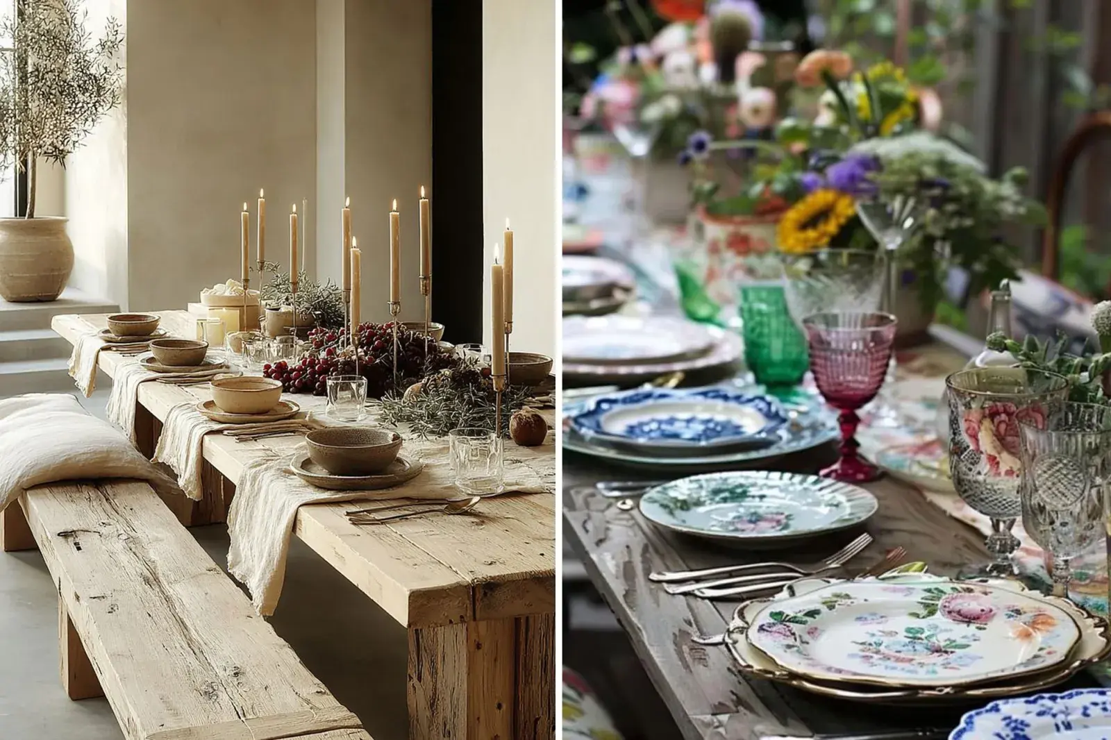 La mesa de Año Nuevo es el centro de la celebración.