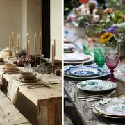 La mesa de Año Nuevo es el centro de la celebración.