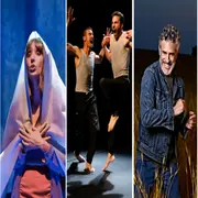 actrices y actores en el escenario