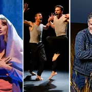 actrices y actores en el escenario