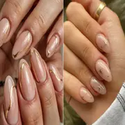 Uñas minimalistas con un toque festivo: 12 manicuras elegantes para este fin de año