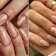 Uñas minimalistas con un toque festivo: 12 manicuras elegantes para este fin de año