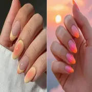 Sunset nails: los mejores diseños de uñas inspirados en los atardeceres de verano