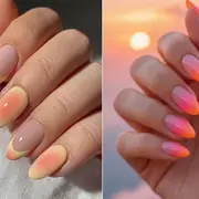 Sunset nails: los mejores diseños de uñas inspirados en los atardeceres de verano