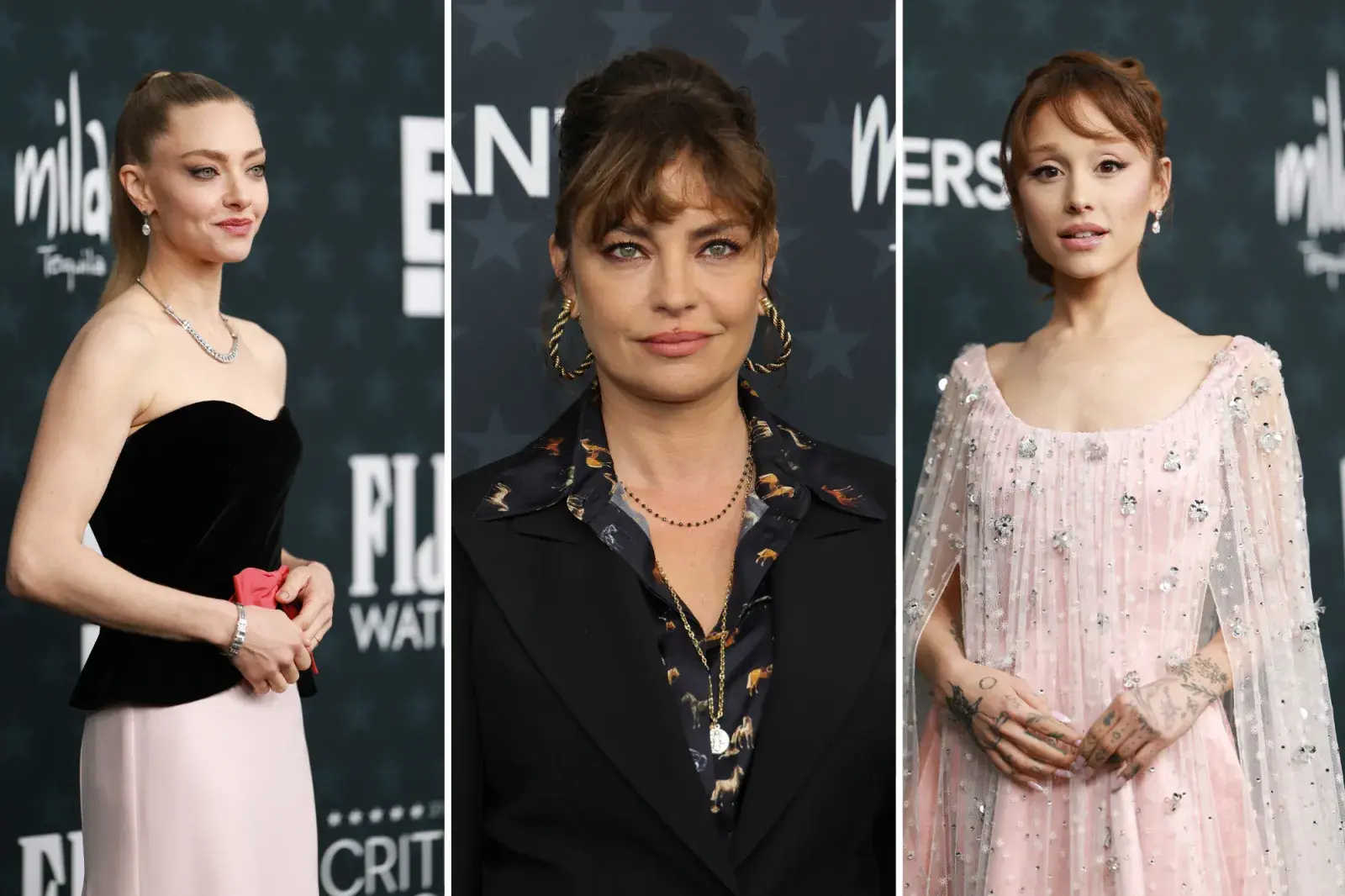 Los looks más espectaculares en la alfombra roja de los Critics Choice Awards.