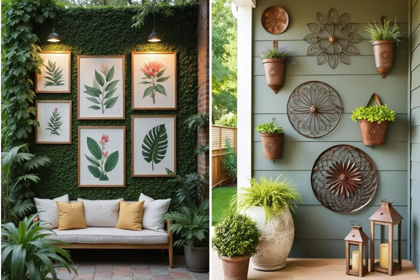 Cuadros para exteriores: ideas para decorar tu patio o terraza