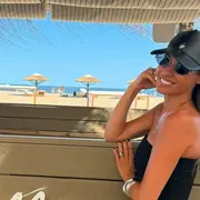Pampita de vacaciones en Punta del Este