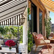 Diseñar un balcón con toldo es apostar por el confort sin resignar estilo