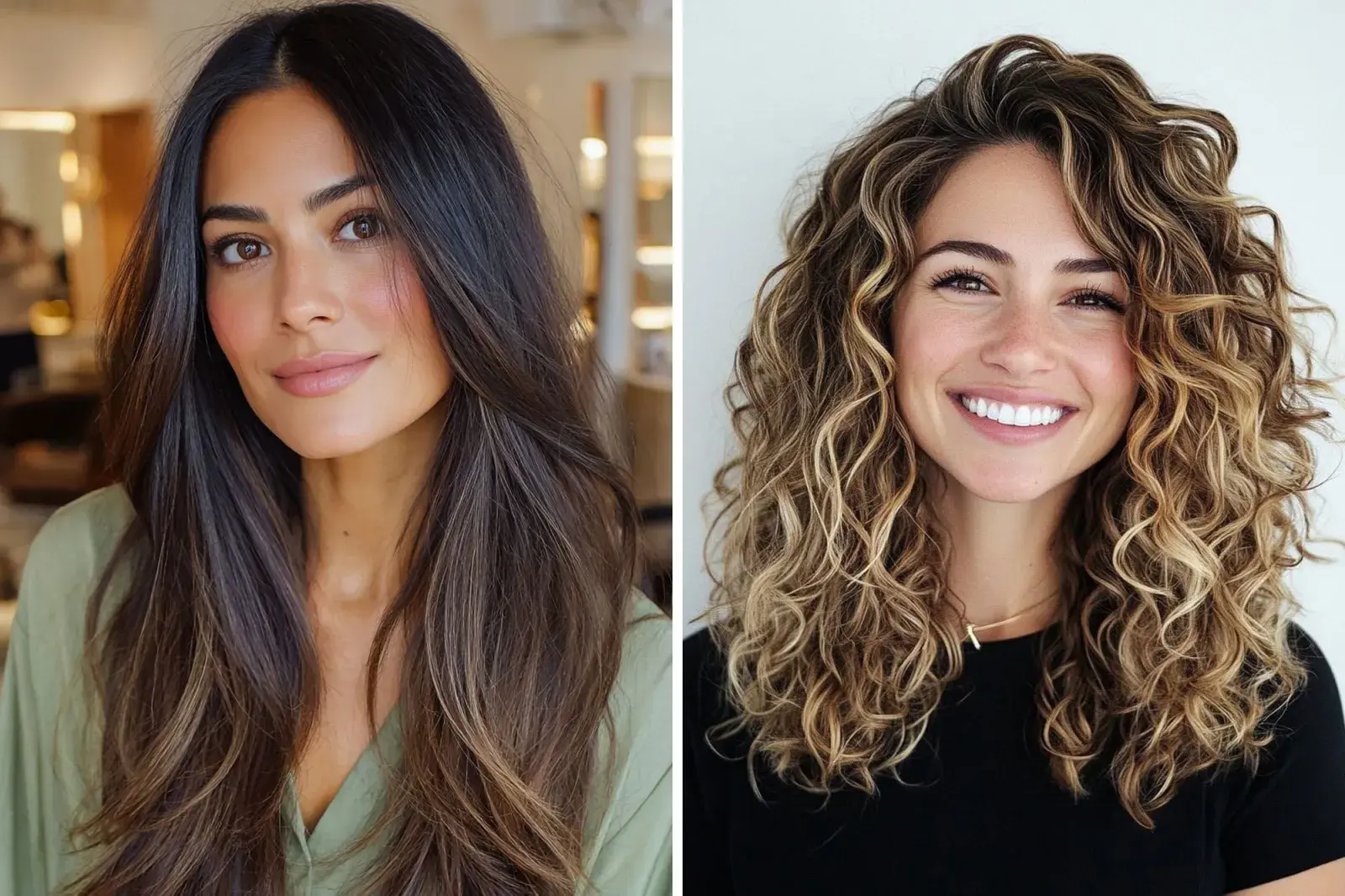 Inspirado en los años 90, este look relajado y chic celebra la textura propia del cabello y propone una belleza más libre, fresca y sin esfuerzo.