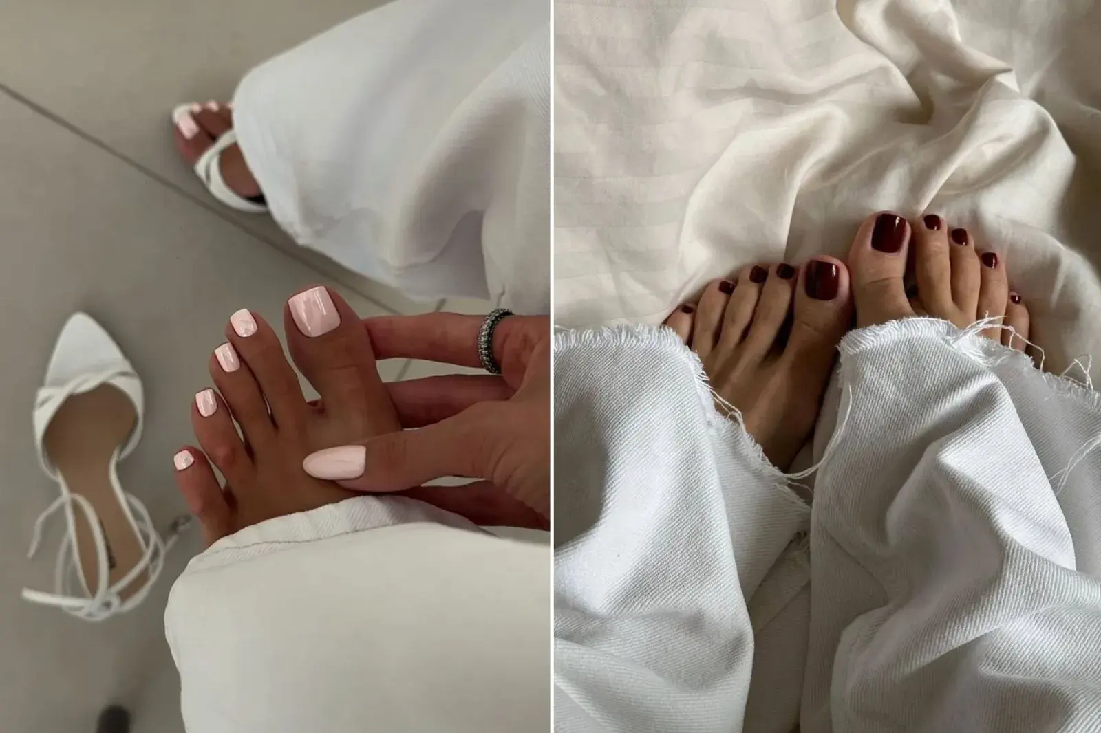 Uñas de los pies: ideas simples para salir del clásico color de siempre