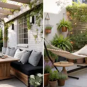 Ni mesa ni reposera: la tendencia 2026 para jardines y balcones que ocupa menos espacio