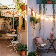 Mini patios románticos: ideas para crear un rincón lleno de encanto