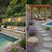 Cómo hacer un jardín sensorial alrededor de tu pileta