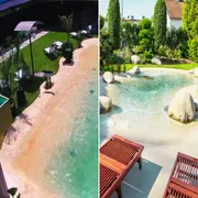 Piletas de arena estilo playa: la tendencia deco que impone Gran Hermano Generación Dorada.