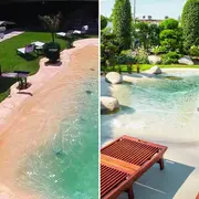 Piletas de arena estilo playa: la tendencia deco que impone Gran Hermano Generación Dorada.