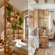 Dividir un dormitorio en dos zonas no tiene por qué ser sinónimo de obra ni de complicaciones.