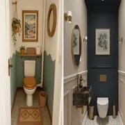 Un baño mini puede convertirse en un rincón de diseño con apenas algunos gestos: pintura, iluminación bien pensada, muebles livianos y accesorios estratégicos.