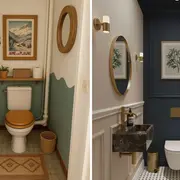 Un baño mini puede convertirse en un rincón de diseño con apenas algunos gestos: pintura, iluminación bien pensada, muebles livianos y accesorios estratégicos.