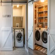 Puertas corredizas en lavaderos: las mejores ideas para ganar espacio y estilo