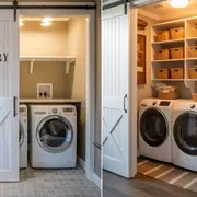 Puertas corredizas en lavaderos: las mejores ideas para ganar espacio y estilo