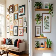 as paredes vacías pueden hacer que cualquier ambiente se sienta incompleto o frío.