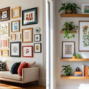 as paredes vacías pueden hacer que cualquier ambiente se sienta incompleto o frío.