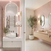 Baños rosas: la tendencia que se viene este otoño