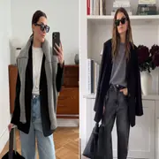 Look para un día de otoño en Argentina: el blazer liviano que va con todo