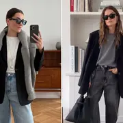 Look para un día de otoño en Argentina: el blazer liviano que va con todo
