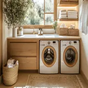 Durante años relegado a un espacio meramente funcional, el lavadero empieza a ganar protagonismo en la casa
