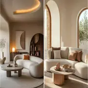 Formas curvas en el living: la tendencia que tu cerebro y espalda agradecen