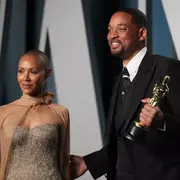 Jada Pinkett Smith junto a su esposo Will Smith en los Premios Oscar 2022