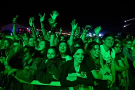 Durante la edición 2022 del Lollapalooza, Machine Gun Kelly conquistó a sus fanáticos argentinos. Foto: Archivo