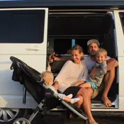 Tere Razmilic y su marido son nómades digitales. Foto gentileza