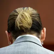 El actor estadounidense Johnny Depp durante el juicio por difamación de 50 millones de dólares Depp vs Heard en el Tribunal de Circuito del Condado de Fairfax, Virginia, el 26 de mayo de 2022