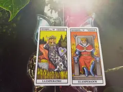 La Emperatriz y El Emperador, en el tarot