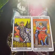 La Emperatriz y El Emperador, en el tarot