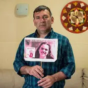 Produccion para un especial sobre femicidios y abusos sexuales contra menores de edad ("Peque–as Inocentes").
Fabio Paez, padre de Chiara Paez, asesinada en 2015 en Rufino, Santa Fe.
20-11-18. Foto: Marcelo Manera