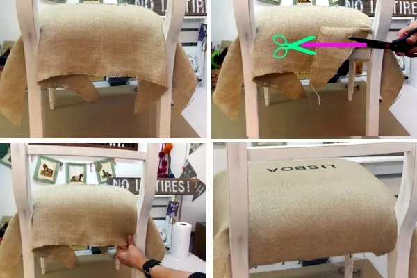 Cómo tapizar una silla paso a paso con telas modernas - Trapitos