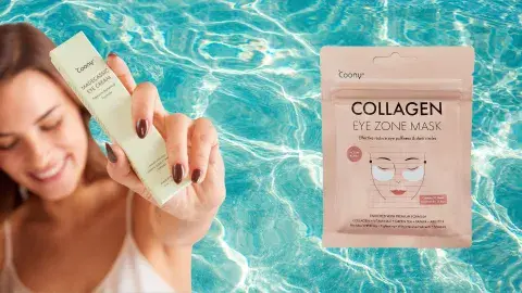 Crema contorno de ojos Madecassic - Premium collagen eye zone mask  (parches relajantes)