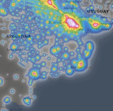Contaminación Lumínica en Buenos Aires, las zonas oscuras son las más propicias para disfrutar del firmamento Contaminación Lumínica en Buenos Aires, las zonas oscuras son las más propicias para disfrutar del firmamento